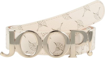 JOOP! Riem 3,0 CM Women's Logo Belt W80 Cream White Crème