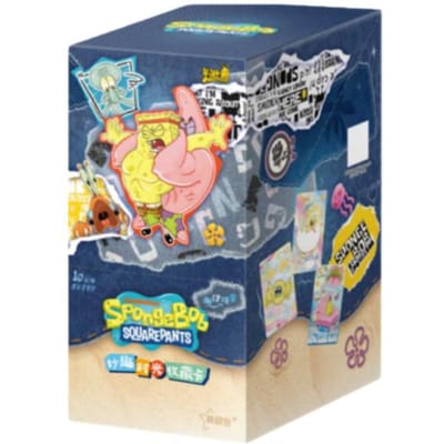 Nieuwste KAYOU SpongeBob SquarePants Collectie Kaarten Klassieke Animatie Genietbare Tijd Serie Vol.2 Thema BP OF UR Karakters Kaarten Cadeau blue