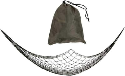 Draagbare Camping Hangmat Net van Sterk Nylon Touw met Opbergtas - Voor Buiten, Reizen en Tuin