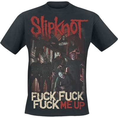 Slipknot T-shirt - Fuck Me Up - S tot 5XL - zwart
