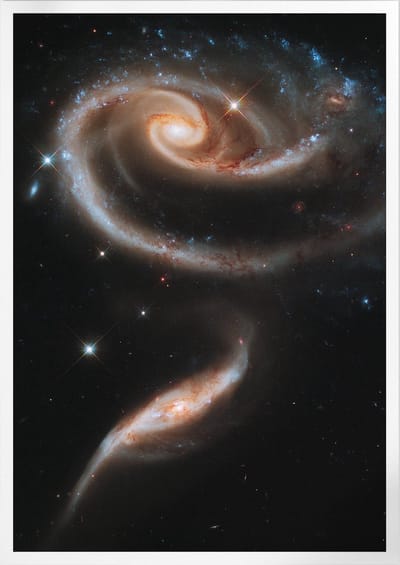A Rose Made Of Galaxies Arp 273 | Space, Astronomie & Ruimtevaart Poster | A3: 30x40 cm
