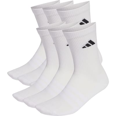 Adidas Performance Gevoerde Sokken 6 Paar - Unisex - Wit