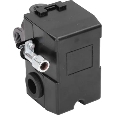 Drukschakelaar 4 Gaten 4-Weg Mechanische Schakelaar Controller voor Luchtcompressor 220V 20A 95‑125PSI