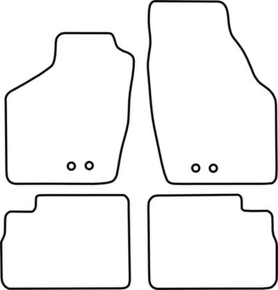 Automatten | Mattenset Opel Agila - A modellen - 2004 - 2008