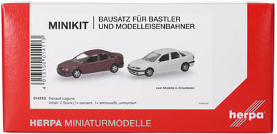 Renault Laguna, Rood / Wit (Minikit 2 St.)
