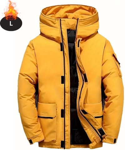 Livano Skipak - SkiBroek - Skijas - Ski Suit - Wintersport - Heren - Winter - Warm Fleece - Geel - Maat L