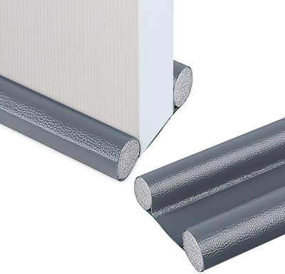 Dailygoods- Diepgangsstopper 37 inch/96 cm - Tochtstopper - Tochtstrip - Geluiddicht - Duurzaam - Slijtvast leer