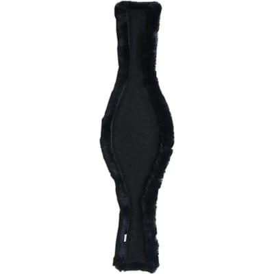 Kentucky Horsewear - Afneembaar wol / bont Anatomische singel zwart 145 cm