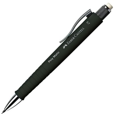 Faber-Castell vulpotlood - Polymatic - lijnbreedte 0,7 mm - zwart - FC-133353