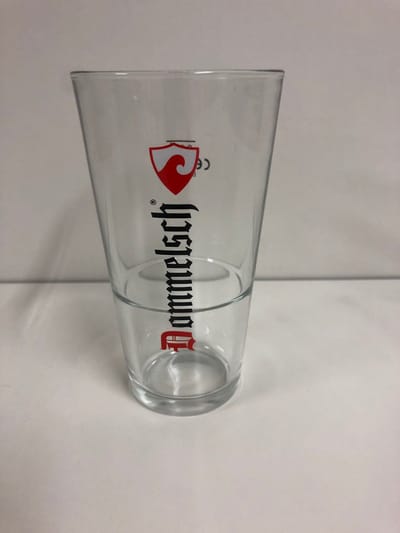 2x 30cl dommelsch vaasje bierglas conique bierglazen vaasjes stapelbaar