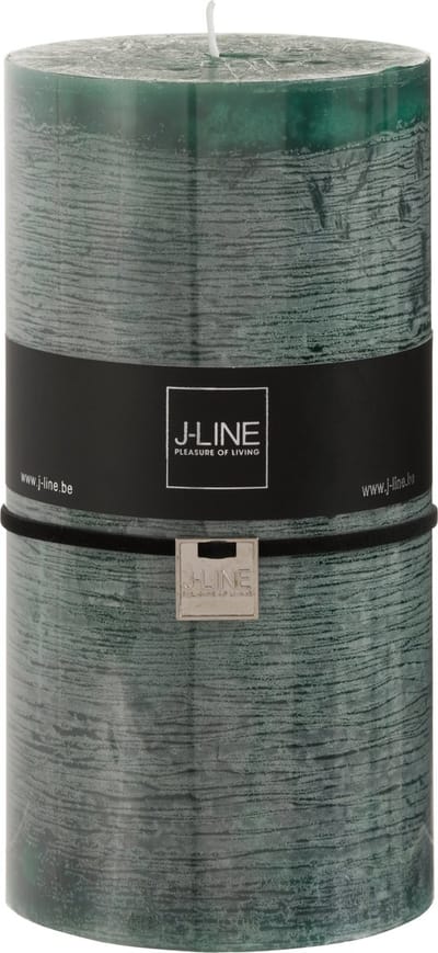J-Line cilinderkaars - donkergroen - XXL - 150U - 6 stuks