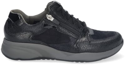 Durea 6295 H - Lage sneakersDames sneakers - Kleur: Zwart - Maat: 37.5