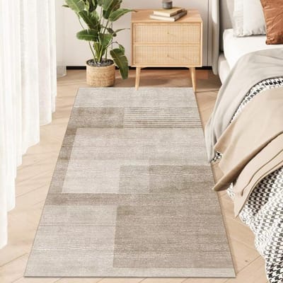 Modern Tapijt voor Bedzijde Zachte Bedside Kleden Groot Woonkamer Vloerkleed Rechthoekige Balkonmatten Eenvoudige Kamerdecoratie Loper 80x200cm 31.5x78.7in
