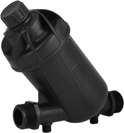 Druppelirrigatiefilter met 120 mesh voor efficiënte 130 micron filtratie in de tuinbouw.
