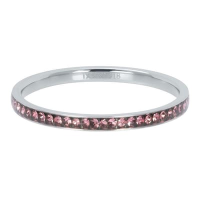 Zirconia pink - iXXXi - Vulring zirconia 2 mm - Silver