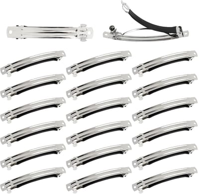 Dailygoods- Haarspeldjes 10 cm - Zilver Metaal - DIY Haaraccessoires - Stevig - Duurzaam - Perfect voor dagelijks gebruik - Haarclips