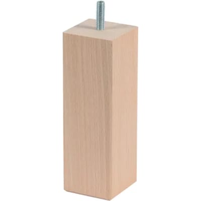 Duraline Meubelpoot Vierkant Hout 5x5x15cm Beuken Fsc