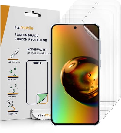 kwmobile 6x screenprotectors geschikt voor Samsung Galaxy A56 5G - beschermende folie voor smartphone