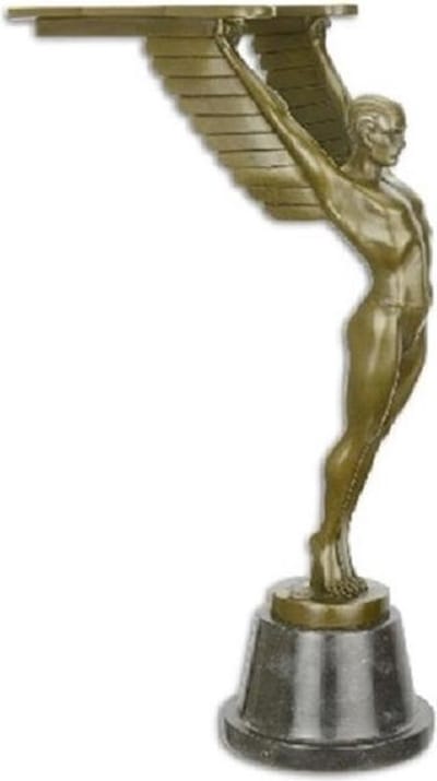 Bronzen beeld - Icarus - Art Deco - 42,2 cm hoog