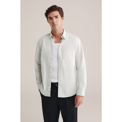 We Fashion Shirt Ecru Size: M | Casual Shirts Outlet | Heren | Ecru