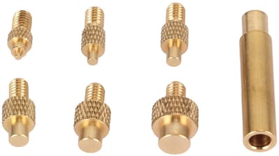 Dailygoods - Soldeerbouttips - Universele soldeerpunt - Ideaal voor 3D-printeronderdelen - M2 M2.5 M3 M4 M5 M6 M8 - Geschikt voor hobbyisten en profes...
