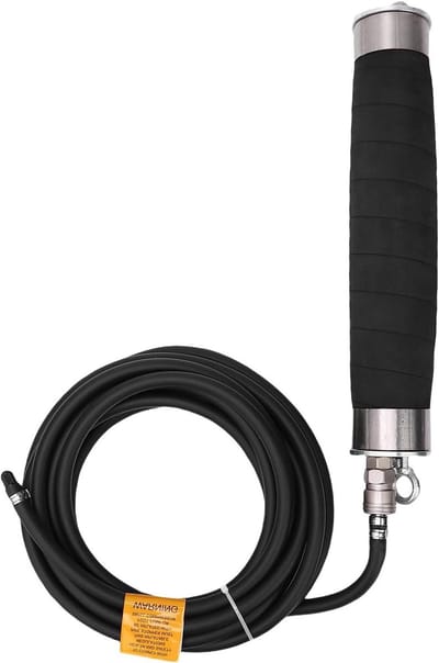 Opblaasbare Pijpstop - Riool Test Plug - Afsluiten Drainage Pijp - Effectieve Lekkagepreventie - 41 x 6.5 cm - Zwart
