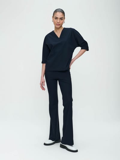 Pants Eliya Easy Wear flair Technical Jersey | Blue - Blue / S