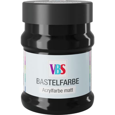 VBS Knutselverf, 230 ml - Zwart