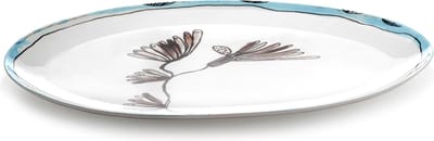 Serax Midnight Flowers By Marni Camelia Aubergine Serveerschaal 46,5x30