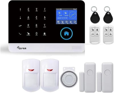 Draadloos Alarmsysteem - Beveiligingssysteem Huis - Huis Beveiligen - App Bediening - 2.4 Inch Scherm - Zwart