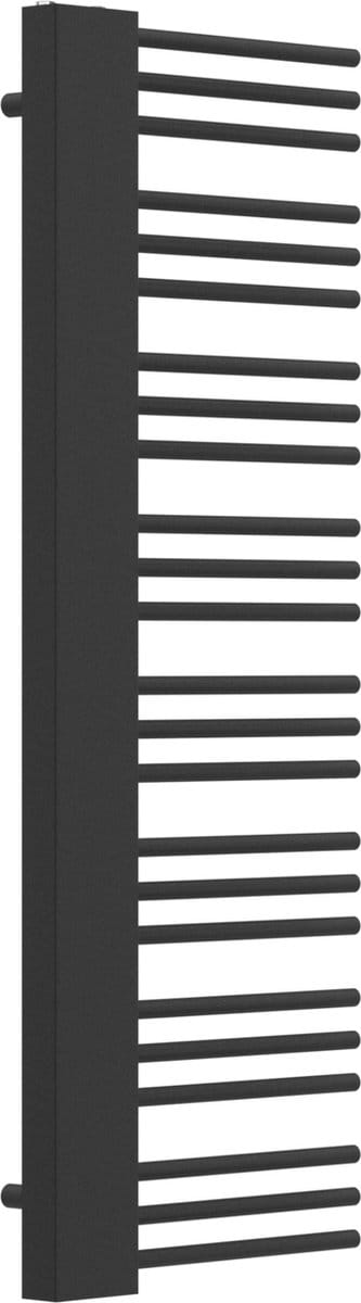 Handdoekradiator Kviteseid 50 mm zwart 146x45x6,6 cm [neu.haus]