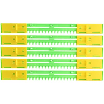 5 Stuks Duurzaam Bijenkorf Deur Ingangspoort Ontsnapping Preventie Bijenhouder Plastic Gereedschap(10 Kaders voor Chinees 41cm/16in green