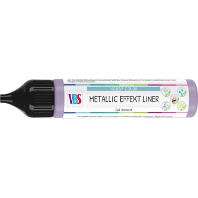 VBS Metallic Effect Liner, 28 ml - Lavender