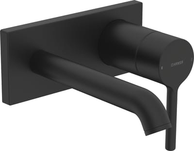Hansa Vantis Style - Inbouw wastafelkraan, mat zwart 5480210733