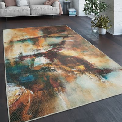Paco Home Vloerkleed Woonkamer Platweefsel Modern Patroon Abstract Vintage Wasbaar 60x100 cm