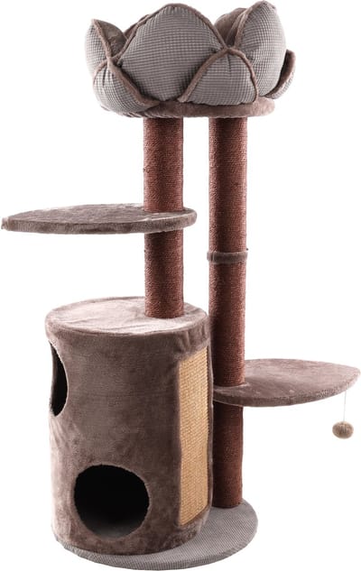 Flamingo Krabpaal Lotus  - Bruin -  110 cm