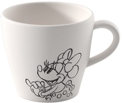 Kaffeetassen Manufacture Rock blanc - Mickey Mouse 160 ml Set van 6