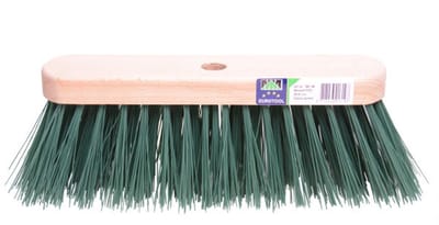 MM Eurotool Straatbezem FSC 29 cm met harde kunstvezels groen