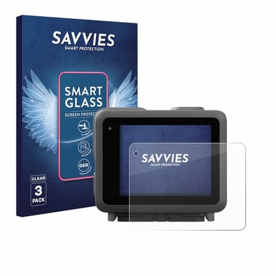 3 Stuks Savvies Screenprotector - geschikt voor GoPro Lit Hero - beschermfolie glas transparant