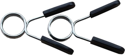 2 Stuks Veerclips voor Halterstang 50 mm | Snelsluitingen voor Fitness Discs