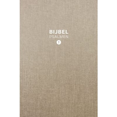 Hsv Bijbel Met Psalmen 10x15 Linnen Taupe
