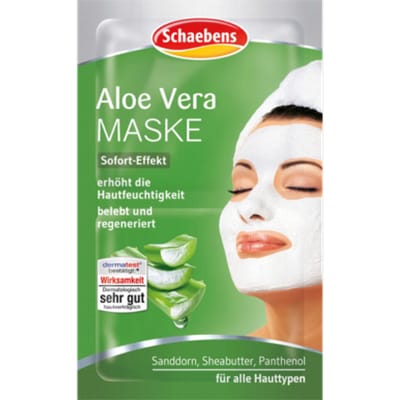 Schaebens AloÃ« Vera Gezichtsmasker 2x5ml
