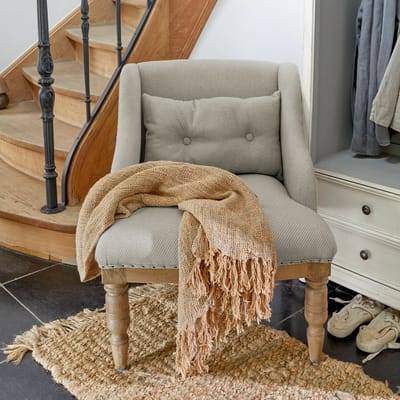 LOBERON Fauteuil Lac d'Or bruin/grijs