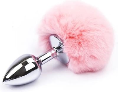 Go Go Gadget - Bunny Tail - ButtPlug - Fluffy Konijnenstaart - Sex Speeltjes - Licht Roze