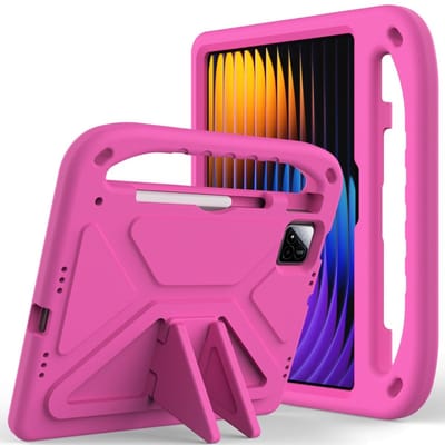 Coverup Tablethoes geschikt voor Xiaomi Pad 7 (Pro) / Pad 8 (Pro) Hoesje - ShockProof Kids Case - Roze