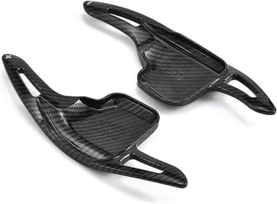 Stuurwiel Schakel Peddel Extensie Geschikt voor B-MW Modellen 1 t/m 6 en X1 t/m X6, ABS Kunststof, Carbon Zwart, Verbeterde Grip en Responsiviteit