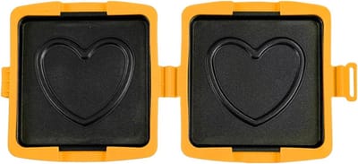 Sandwich Grill - Pers Pan - Snelle Maaltijden - Opvouwbaar Ontwerp - 18 cm Breed - Oranje