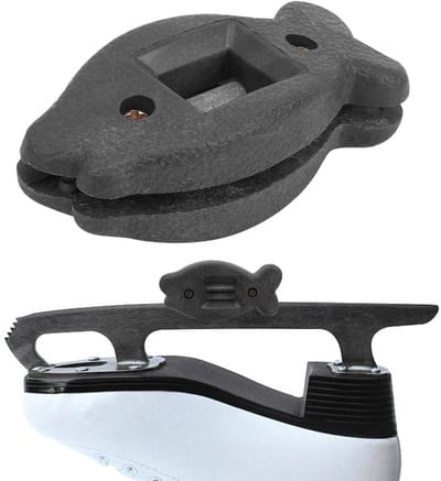 Virtubuy - IJs Skate Mes Scherpmaker - Handmatige Scherpmaker - Compact en Draagbaar - Zwart - Onderhouds Tool - Voor IJs Schaatsen - IJs Schaatsen ...
