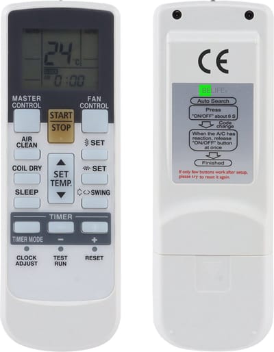 Universele Fujitsu airco afstandsbediening - Werkt direct
