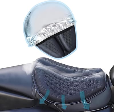 Universeel Motorfiets Zitkussen Gel Grote Schokdemping Ademend Comfort
